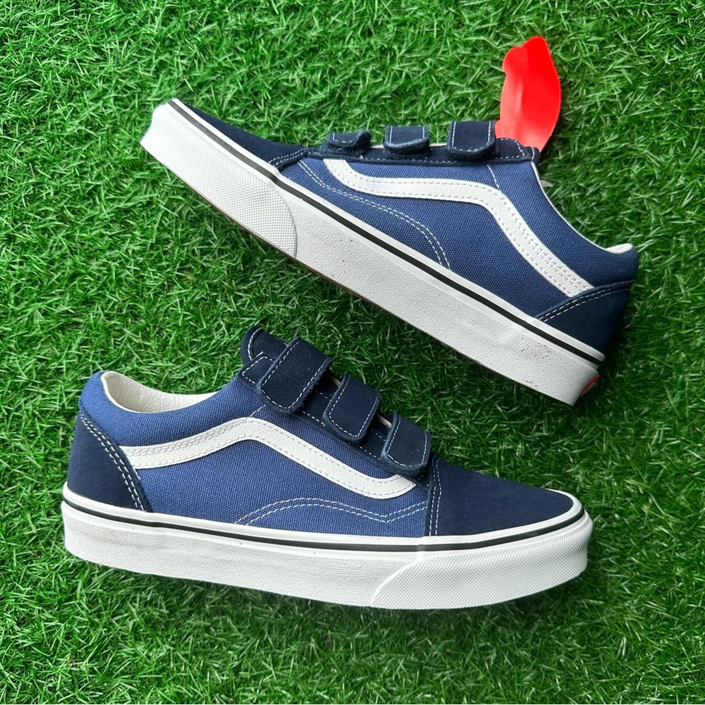 Vans Old Skool V Suede Canvas Dress Blues Navy - Picture 6 of 10